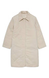 Yerse Ecru Quilted Coat
