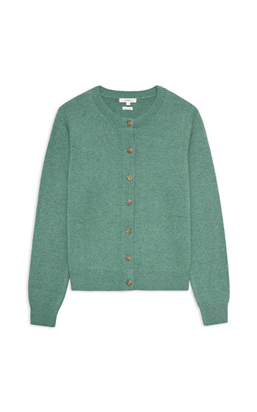 Yerse Feminine Green Cardigan