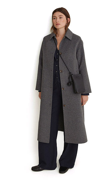 Yerse Long Grey Coat