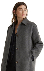 Yerse Long Grey Coat