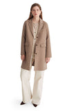 Yerse Midi Coat in Mink