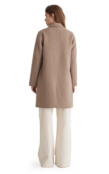 Yerse Midi Coat in Mink