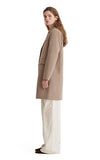 Yerse Midi Coat in Mink