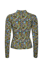 Gestuz Arina Puff Sleeve Top Floral