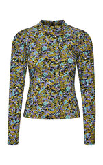 Gestuz Arina Puff Sleeve Top Floral