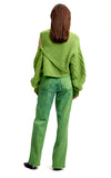Gestuz Artiko Crop Knit in Bright Green