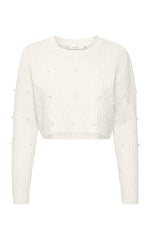 Gestuz Dandan Crop Knit Cream