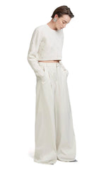 Gestuz Dandan Crop Knit Cream