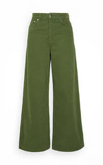 Gestuz Elma Wide Jeans in Chive