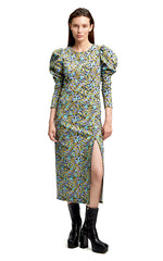 Gestuz Floral Dress with Puff Sleeves