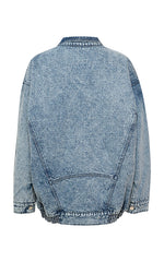 Gestuz Oversized Denim Bomber
