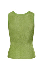 Gestuz Silvi Metallic Top Lime