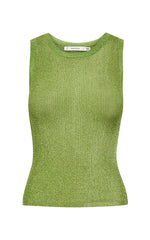 Gestuz Silvi Metallic Top Lime