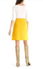 Marccain Saffron Wool Skirt A Line