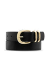 Status Anxiety Let It Be Belt Black Gold